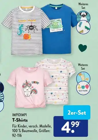 Aldi Süd Impidimpi T-Shirts 2st Angebot