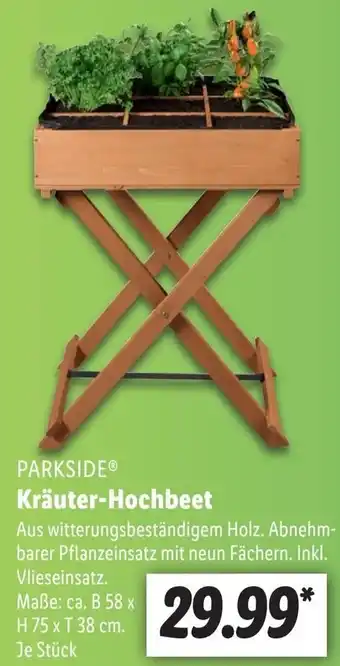 Lidl Parkside Kräuter Hochbeet Angebot