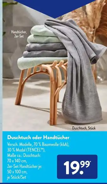 Aldi Süd Duschtuch o. Handtucher Angebot