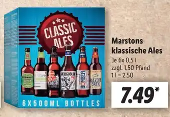 Lidl Marstons klassische Ales 6x0,5 L Angebot