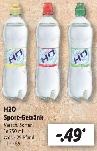 Lidl H2O Sport Getränk 750 ml Angebot