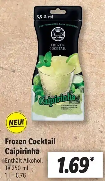 Lidl Frozen Cocktail Caipirinha 250 ml Angebot