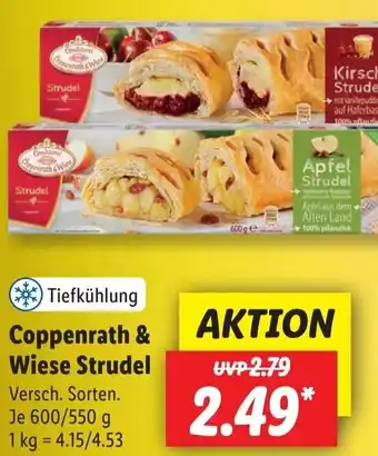 Lidl Coppenrath & Wiese Strudel 600/550 g Angebot