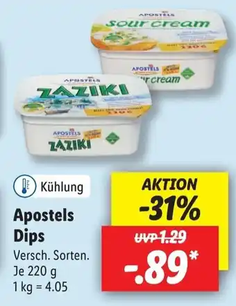 Lidl Apostels Dips 220 g Angebot