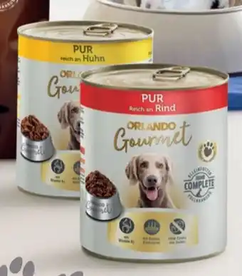 Lidl Orlando Gourmet Hundenassnahrung 800 g Angebot