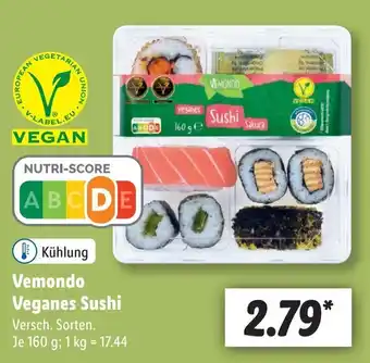 Lidl Vemondo Veganes Sushi 160 g Angebot