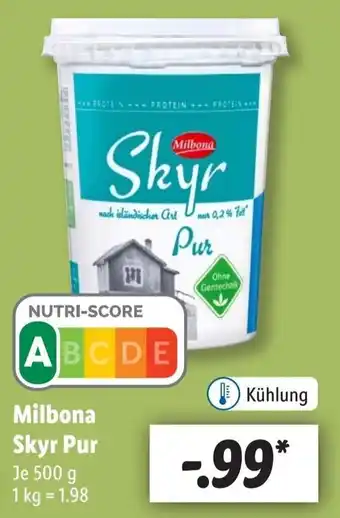 Lidl Milbona Skyr Pur 500 g Angebot