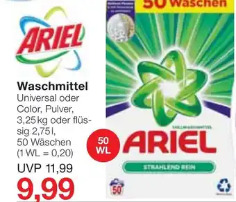 Jawoll Ariel Waschmittel Angebot