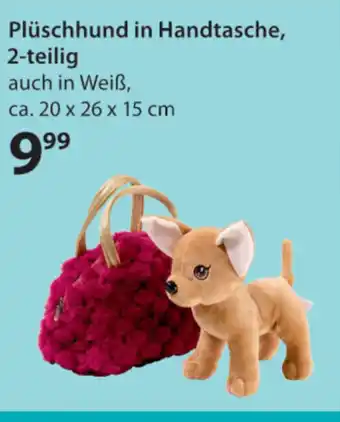 NKD Plüschhund in Handtasche 2 teilig Angebot