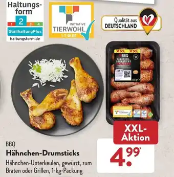 Aldi Süd BBQ Hahnchen-Drumsticks 1 kg Angebot