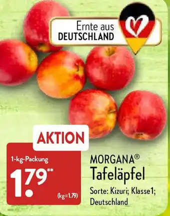 Aldi Nord Morgana Tafeläpfel 1-kg-Packung Angebot