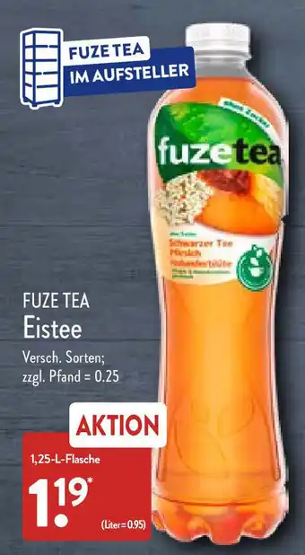 Aldi Nord fuze tea Eistee 1,25-L-Flasche Angebot