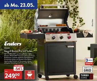 Aldi Nord Enders Gasgrill Boston Pro 3 R Turbo ca.134 x 115 x 59 cm Angebot