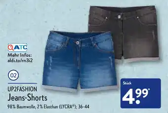 Aldi Nord Up2fashion Ripptops Jeans-Shorts Angebot