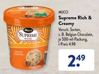 Aldi Süd Mucci Supreme Rich & Creamy 500ml Angebot