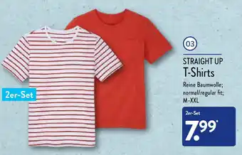 Aldi Nord Straight Up T-Shirts Angebot