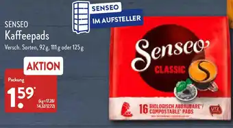 Aldi Nord Senseo Kaffeepads 92g, 111g oder 125g Angebot