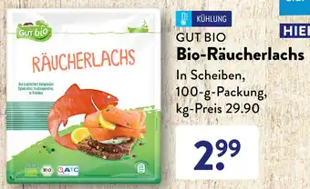 Aldi Süd Gut Bio Bio Räucherlachs 100 g Packung Angebot