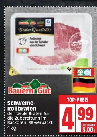 Edeka Schweine Rollbraten 1 kg Angebot