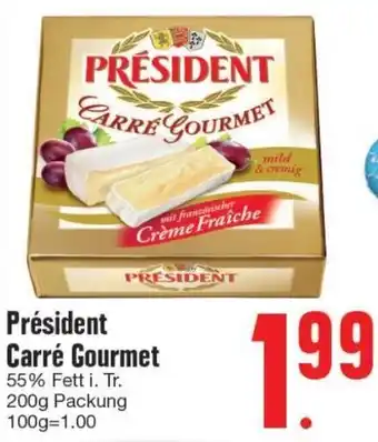 Edeka Président Carré Gourmet 200g Packung Angebot