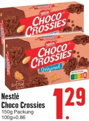 Edeka Nestlé Choco Crossies 150g Packung Angebot