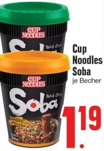 Edeka Cup Noodles Soba Angebot