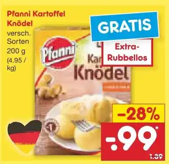 Netto Marken-Discount Pfanni Kartoffel Knodel 200g Angebot