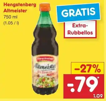 Netto Marken-Discount Hengstenberg Altmeister Essig 750ml Angebot