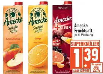 Edeka Amecke Fruchtsaft 1L Packung Angebot