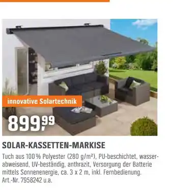 OBI Solar-kassetten-markise Angebot