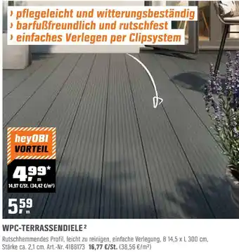 OBI Wpc-terrassendiele Angebot