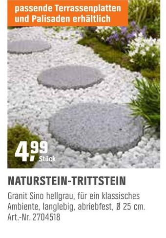 OBI Naturstein-trittstein Angebot