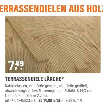 OBI Terrassendiele lärche Angebot