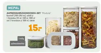 Möbel Kraft Mepal aufbewahrungsdosen-set "modula" Angebot