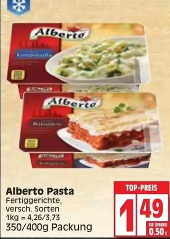 Edeka Alberto Pasta 350 / 400 g Angebot