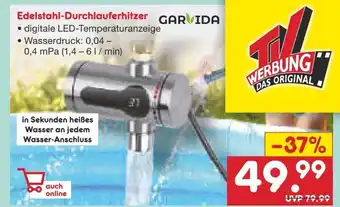 Netto Marken-Discount Garida Edehlstahl-Durchlauferhitzer Angebot