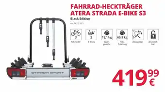 A.T.U. Fahrrad-Heckträger Atera Strada E-bike S3 Angebot