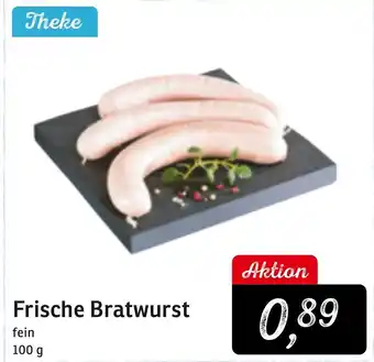 KONSUM Frische Bratwurst 100 g Angebot