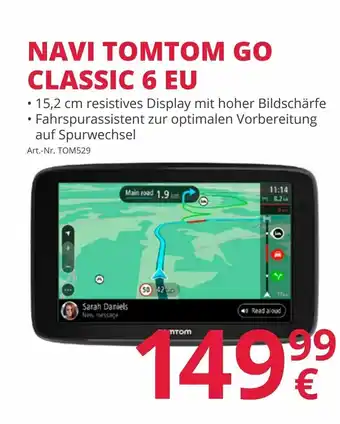 A.T.U. Navi Tomtom Go Classic 6 Eu Angebot