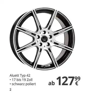 A.T.U. Aluett Typ 42 Angebot