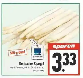 Edeka Deutscher Spargel Angebot