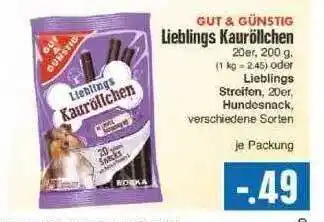 Edeka Gut & Günstig Lieblings Kauröllchen Angebot