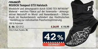 Polo Reusch Tempest GTX Halstuch Angebot