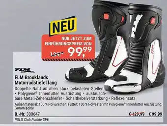 Polo Flm Brooklands Motorradstiefel Lang Angebot