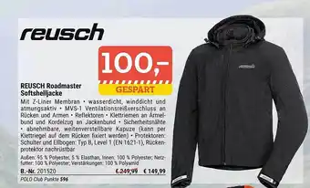 Polo Reusch Roadmaster Softshelljacke Angebot