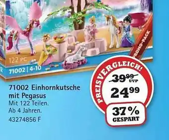 Vedes 71002 Einhornkutsche Mit Pegasus Angebot