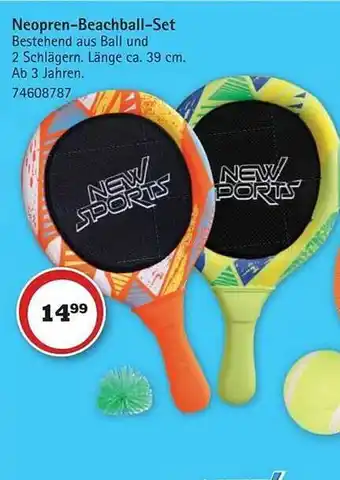 Vedes Neopren-beachball-set Angebot