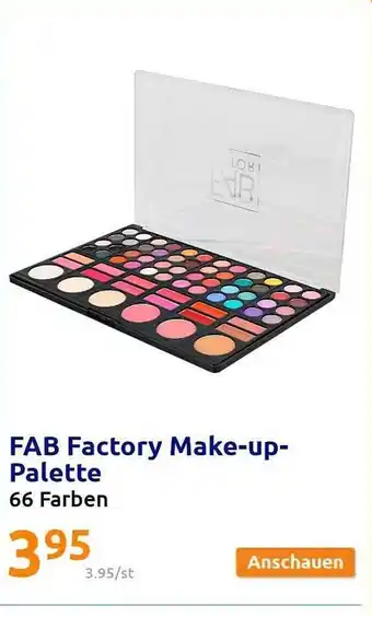 Action Fab Factory Makeup Palette Angebot