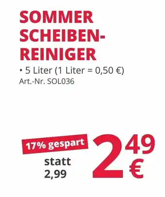 A.T.U. Sommer Scheibenreiniger Angebot