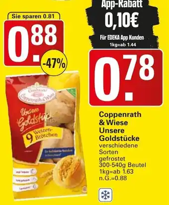 WEZ Coppenrath & Wiese Unsere Goldstücke 300/540g Beutel Angebot